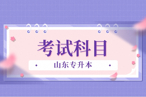 2022年山东外事职业大学专升本自荐生考试科目
