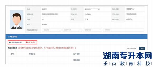 湖南普通专升本报名流程图文详解