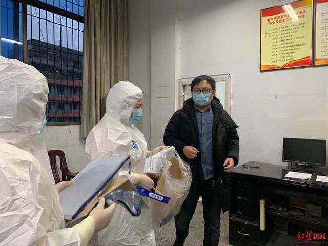 一个人的考场！四川一考研男生因路过西安被隔离，多部门联动为其单独设置考点(图3)