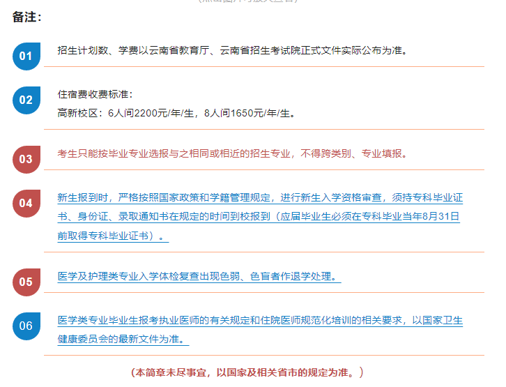 2023年昆明医科大学海源学院专升本招生简章公布！(图11)