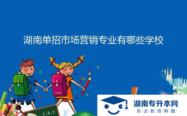 湖南单招市场营销专业有哪些学校