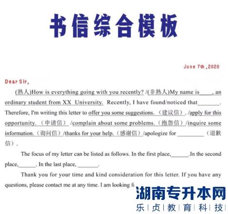 英语专升本必背作文模板(图5)