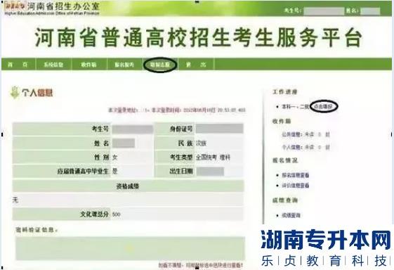 2023年河南专升本志愿填报流程,如何填报？(图4)
