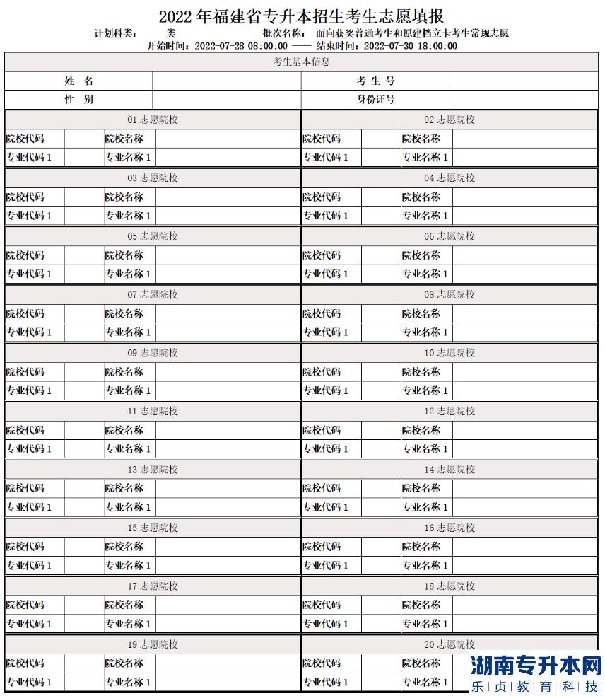 福建2023年专升本志愿填报步骤（图文详解）(图5)