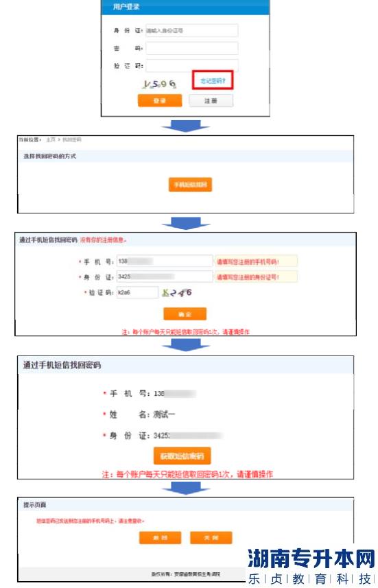 2023年安徽省普通高校专升本调剂志愿填报手机号码变更收不到短信