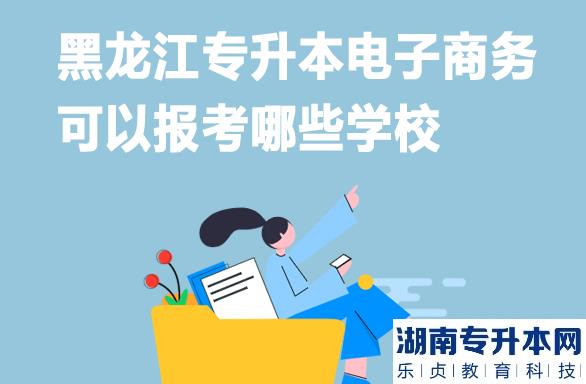 黑龙江专升本电子商务可以报考哪些学校