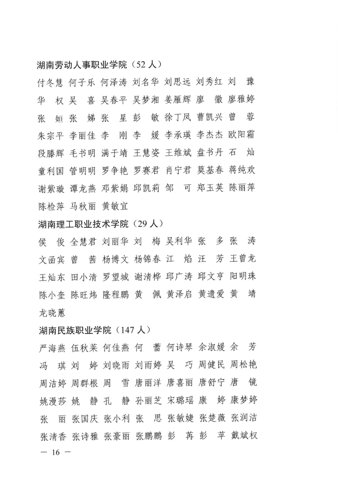 2022年湖南“专升本” 省内生源建档立卡毕业生报考资格审核结果的公示(图16)