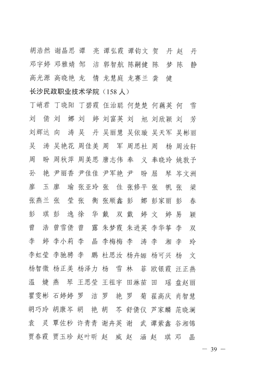 2022年湖南“专升本” 省内生源建档立卡毕业生报考资格审核结果的公示(图39)