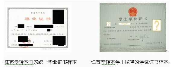 专转本学历学位证书