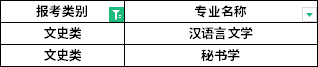 招生专业 招生专业