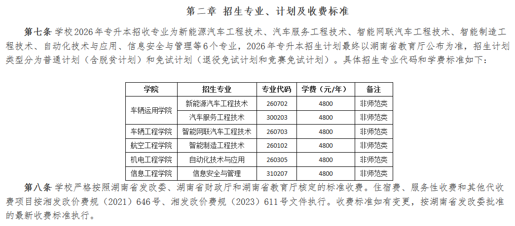 湖南汽车工程职业大学2026年专升本招生章程2.png