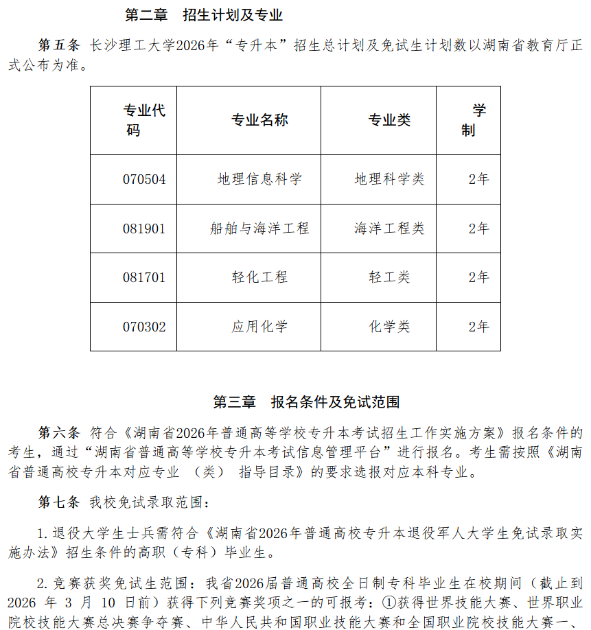 长沙理工大学2026年专升本招生章程发布2.png