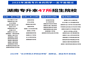 一文带你了解湖南专升本,报名|备考本文全搞定