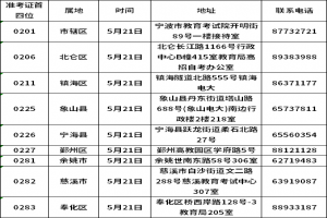2021年上半年浙江省宁波市自考课程免考办理通告