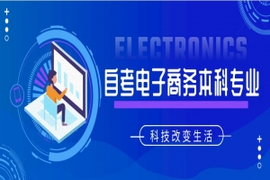 自考本科:自考电子商务本科专业介绍